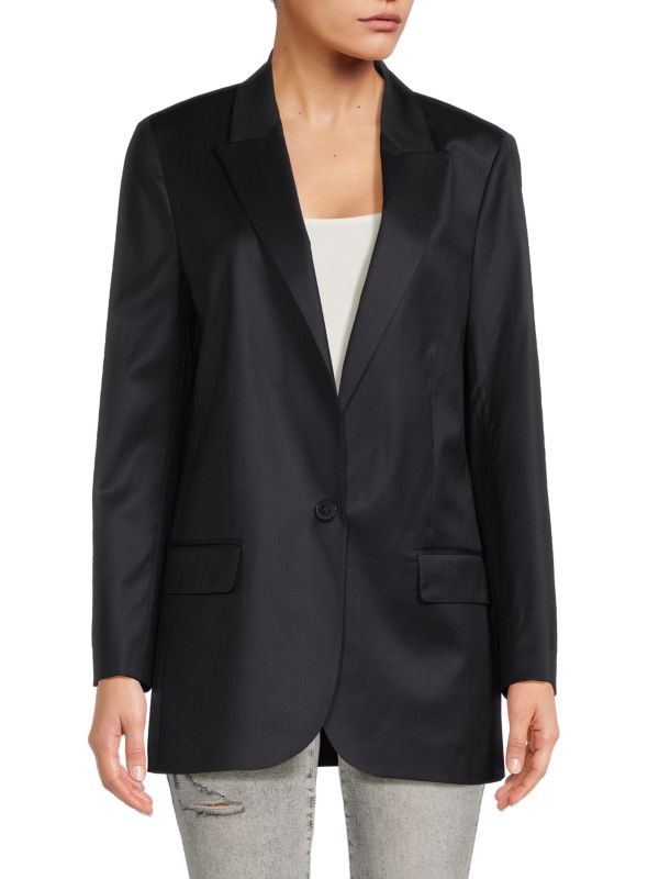 Zadig & Voltaire Viva Love Embellished Wool Blazer